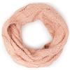 Emila Sciarpa rosa ad anello donna scaldacollo invernale tubolare scalda collo girocollo misto lana a maglia ciambella treccia per cervicale moto caldo regalo montagna autunno inverno 2025 2026 Rosa