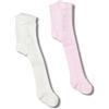 Coccoli | 2 Paia Collant Bambina Neonata in Cotone con Motivo Traforato | Calze Traforate Elasticizzate | Collant Tinta Unita | Made in Italy