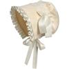 BPURB Cappello da pellegrino vittoriano da donna, accessorio per costume coloniale