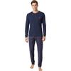 Sergio Tacchini Pigiama da Uomo in Jersey di Cotone, Art. F_PGI_35B29 Blu XL