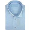 P-Club Camicia Uomo Manica Lunga in Lino Taglie Forti con Colletto Tinta Unita 3XL 4XL 5XL 6XL (IT, Testo, 5XL, Regular, Regular, Celeste)