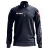 Etoile Felpa Pile Mezza Zip per Zeus Sport Relax Allenamento Tempo Libero Morbido Calore Comfort Free Time Felpe Training Tracksuit Calcio Calcetto Sweatshirt
