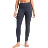 Colorfulkoala Dreamlux Leggins Sportivi Donna 7/8 Pantaloni Palestra Push Up, Blu Inchiostro, M