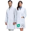 Dr. James Camice Premium Unisex 100% Cotone per Uomini e Donne, Tasche per Telefono e Tablet, Vestibilità Classica, Chiusura a Scatto (M (Uomo M/Donna L))