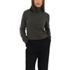 Win's Maglione a collo alto in cashmere da donna. Made in Italy