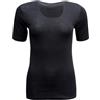 Cosilana, Canottiera da donna a maniche corte, 70% lana (merino, kbT), 30% seta, Fucoso, 42-44