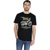 Cotton Soul BSA Small Arms Company - Maglietta da uomo, colore: nero