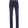 Siry Work Pantaloni Jeans Cinque Tasche da Lavoro Unisex Art. San Francisco con Porta Metro a Scomparsa, Taschino Porta Penne e Cutter (52, Blu Denim)