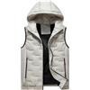 Peuignao Gilet Trapuntato Uomo Giubbotto Smanicato Uomo Invernale Giubbino Smanicato Uomo Gilet Imbottito Cappuccio Uomo Casual Taglie Forti Giacca Senza Maniche Giacchetto Cappotto Smanicato Uomo