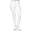 Elara Pantaloni Donna Cargo Jeans Slim Fit Tasche Laterali Chunkyrayan