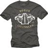 MAKAYA Abbigliamento Moto Uomo - Magliette con Stampa Boxer Motor - T-Shirt Grigio XXXXXL