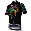JPOJPO Maglia da Ciclismo da Uomo, a Maniche Corte, da Ciclismo, Taglie S-3XL