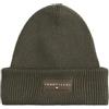 Tommy Jeans Tjm Linear Beanie AM0AM13666, Uomo, Verde, Taglia Unica, Verde (Fatigue Green), Taglia Unica