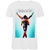 Bughyprint Tshirt Maglia Maglietta Cotone Donna Casual Girocollo Michael Jackson Merch Film 2026, M