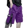 XYXIONGMAO Techwear - Pantaloncini Cargo da Uomo Cyberpunk Hip Hop Gotico Giapponese Streetwear Uomo Tech Wear Tattico Goth Pantaloni