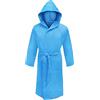 Generico Accappatoio Microfibra Calibrato Uomo Con Cappuccio Pratico Resistente Antibatterico Egidio (3XL, Cielo)
