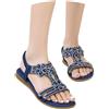 Sobzia Sandali Donna Estive Comode,Sandali Donna Estive Gioiello Comodi Eleganti Sandalo da Spiaggia Antiscivolo Lavabili Scarpe Estivo Morbida Punta Aperta Ciabatte Leggero Bohémien Verde 35