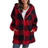 MJGkhiy Giacca Donna Invernale Peluche Casual Hoodie Sherpa Felpa Con Coperta Kimono Manica Lunga Fuzzy Maglioncino Calda Pullover Curvy Vestaglia Cardigan Teddy Outwear Con Tasche