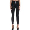 Elara Jeans Elasticizzati Donna Skinny a Vita Alta Chunkyrayan EL60 Schwarz-38 (M) P