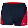 Aqua Speed Alex Costume da Bagno Corto Elastico para Uomo | Calzoncini da Bagno | UV-Protection | 09. / 456 / Bianco Marino Rosso | Taglia: XL