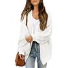 Jabidoos Cardigan Lungo Donna Invernale - Giacca Autunnale Donna Lana Maglioni e Cardigan Nero Oversize Golfino Autunno Inverno Giacca Leggero Elegante Cappotto in Maglia Maniche Lunghe Curvy