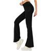 Onsoyours Jeans a Zampa d'Elefante Donna Flare Leggins a Campana Slim Fit Jeggings Yoga Pantaloni a Vita Alta Elasticizzati Sexy Casual