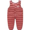 SEAUR Pantaloni in piuma per neonati leggeri, pantaloni invernali spessi caldi, pantaloni da neve per bambini piccoli antivento, pantaloni da sci per esterni - 9 mesi - 3 anni - Taglia 74-116, rosa