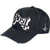 Ghost Logo - Baseball cap Unisex Cappello Nero 100% Cotone