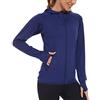 AMZSPORT Felpa Donna con Zip, Giacca Running Sportiva con Cappuccio