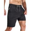 Arcweg Costume da Bagno Uomo, Pantaloncini Lunghi 2 in 1 con Doppia Fodera Traspirante e Asciugatura Rapida, con Tasche e Coulisse Regolabile, per Mare, Surf e Nuoto