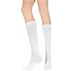 Intocco 6 Paia - Calze Gambaletti Invernali da Donna Morbide Vari colori - Ultra Soft - Adatti alla stagione invernale - Taglia Unica 35/41 (35/41, Bianco)