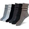 Lucchetti Socks Milano Calze Corte Donna Misto Alpaca Lana Alpaca Termiche Invernali Caviglia Morbide Traspiranti Rinforzate Made in Italy 6 Paia (IT, Numero, 35, 40, Regular, Regular, SET 6 Paia LINKS ALTO)