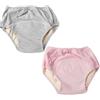 Generic Mutandine In Cotone Incontinenza Biancheria Intima Anti-perdita Pannolini In Stoffa For Adulti For Donne E Uomini Lavabili Post-operatori Riutilizzabili For Anziani Impermeabili(Gray Pink,XL)