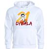 La Maglieria Felpa esultanza Dybalamask di Paulo Dybala Invernale con Cappuccio Unisex Uomo Donna Bambino