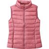 Peuignao Gilet Piumino Donna Leggero Gilet Imbottito Donna Invernale Gilet Trapuntato Donna Giubbotto Smanicato Donna Giubbino Giacca Smanicato Donna Giacche Piumini senza Maniche Ultralight Donna Rosa 4XL