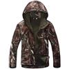 Uugood Uomini Giacche Impermeabili con Cappuccio, Giacca Invernale Militare in Pile, Softshell, Giacca Tattica per Outdoor, Felpa con Cappuccio per Sci, Caccia, Airsoft, S