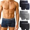 Leedya Gian Marco Venturi 6 Boxer Uomo Cotone Elasticizzato - 100% Made in Italy, Alta qualità - Biancheria Intima Uomo - Comfort e Stile - Boxers Uomo (IT, Testo, L, Regular, Regular, Multicolor)