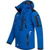 Geographical Norway Techno Men - Giacca Cappuccio Softshell Impermeabile Uomo - Giacca Vento Tattica Da Esterno - Escursionismo Sci Autunno Inverno Primavera