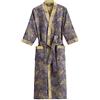 pvucpot Kimono Giapponese da Uomo in Cotone a Doppia Garza Vestaglia Plus Size Abbigliamento Zen Abbigliamento taoista M-L