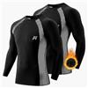 MEETWEE Maglia Termica Uomo, Maglia a Manica Lunga Compression Maglietta Biancheria Intima Sport T-Shirt Baselayer da Corsa Ciclismo Fitness