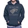 All+Every Game of Thrones House Stark Winter Is Coming Men's Hooded Sweatshirt