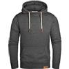 Grin&Bear Felpa Uomo Felpa con Cappuccio Giacca Uomo Felpa Cappuccio Alto Antracite, XXL, GEC494