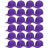 Handepo 24 pezzi bianco berretto da baseball regolabile cinturino posteriore pianura vuoto camuffamento cappello unisex berretto da baseball per camionista uomini donne
