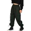 Rolanko Pantaloni Hip Hop per Ragazze, Pantaloni Cargo Elasticizzati per Bambini Jogger per Streetwear e Danza