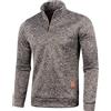 Generic Maglione da uomo in cotone caldo spesso vestibilità regolare Roll Polo a collo alto Pullover Top Maglione da uomo a collo alto Slim Fit Roll Neck Pullover Maglioni Dolcevita Twist Maglione lavorato a