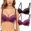 SHEKINI Reggiseno Push Up da Donna Reggiseno in Pizzo con Ferretto Imbottito Coppa Spalline Staccabili T-Shirt Bra Comfort