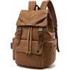 JLTPH Donna Uomo Zaino Zainetto in Tela con Stile Casual Canvas Vintage per Laptop Zaino Retrò Elegante per Esterni, Viaggi, Escursioni, Grande Capacità