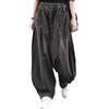 ebossy, Pantaloni Harem in Denim da Donna, Vita Elasticizzata, plissettati, Gamba Larga, Jeans Larghi