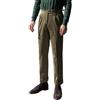 Oanviso Pantaloni Velluto a Coste da Abito Uomo Eleganti Vintage Chino Pantalone Taglio Dritto Pantaloni da Lavoro B Verde XL