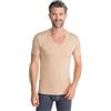 FINN Clean-Cut - Canottiera da uomo a maniche corte con scollo a V - Canottiera invisibile da uomo con finitura laser-cut - T-shirt senza cuciture in modal originale Lenzing® per camicia e abito